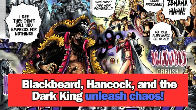 Blackbeard, Hancock, and the Dark King unleash chaos! One Piece Episode 1088