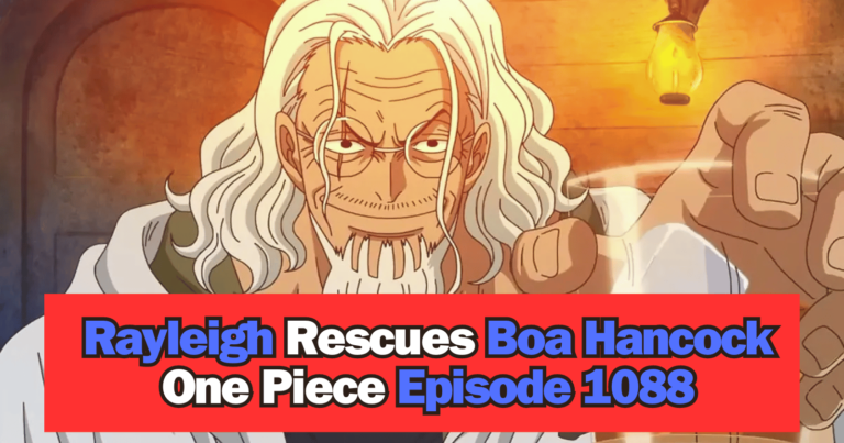 Rayleigh Rescues Boa Hancock One Piece Episode 1088