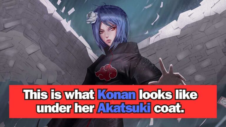 You won't believe what Konan looks like without her Akatsuki coat!