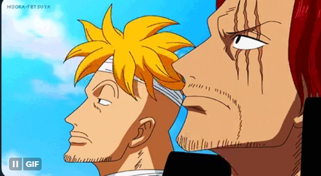 marco and shanks from one piece anime